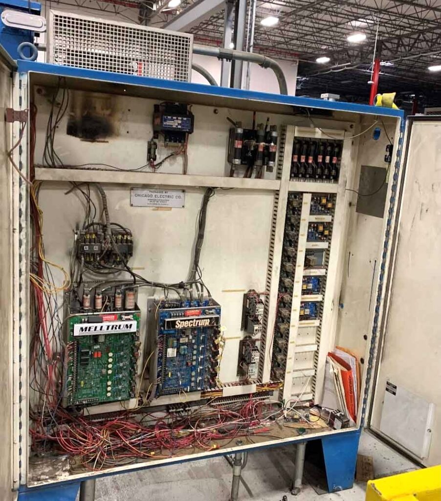 coil slitting control panel